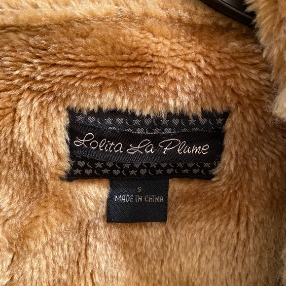 Lolita La Plume Faux Suede/Leather 70s Jacket - Picture 3 of 3